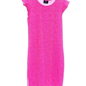 Pink Leopard Print Dress